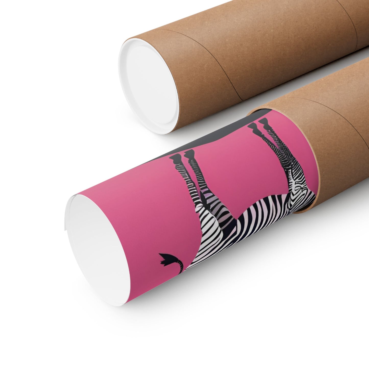 Lone Collection Zebra 7 Matte Square Posters