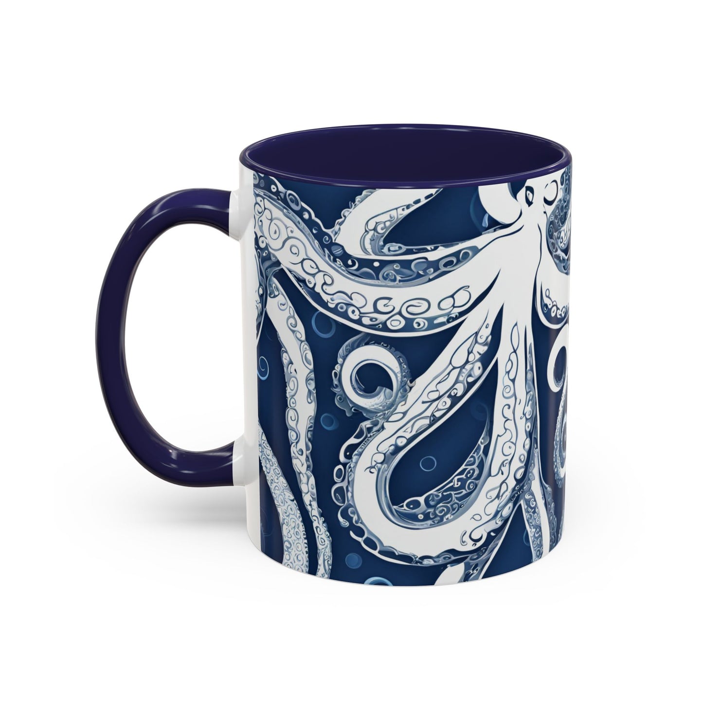 Octopus 5 Accent Coffee Mug (11oz)