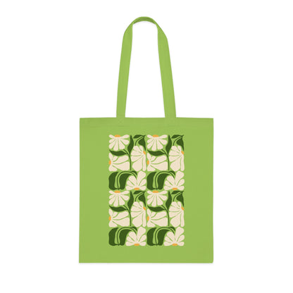 Abstract flowers 02 Cotton Tote