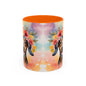 Dachshund 02 Accent Coffee Mug - Dog Lover Gift