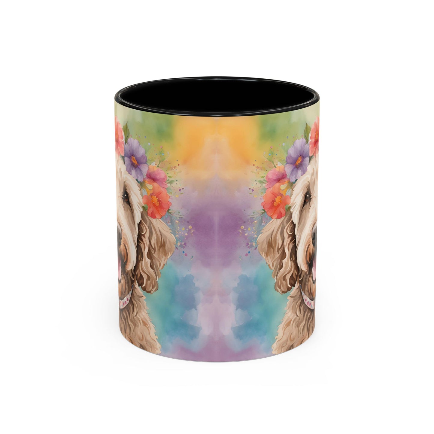 Labradoodle 01 Accent Coffee Mug - Dog Lover Gift