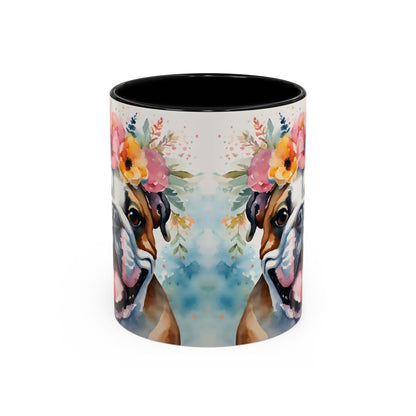 British Bulldog 04 Accent Coffee Mug - Dog Lover Gift