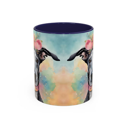 Greyhound 03 Accent Coffee Mug - Dog Lover Gift
