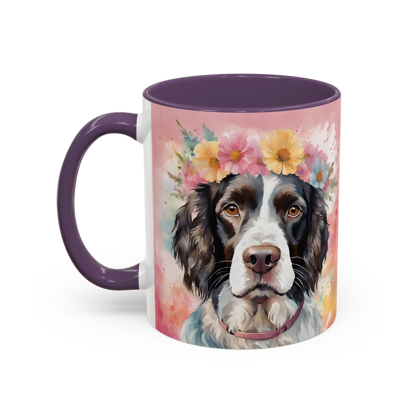 Springer Spaniel 01 Accent Coffee Mug - Dog Lover Gift