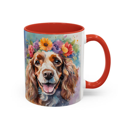 Cocker Spaniel 01 Accent Coffee Mug - Dog Lover Gift