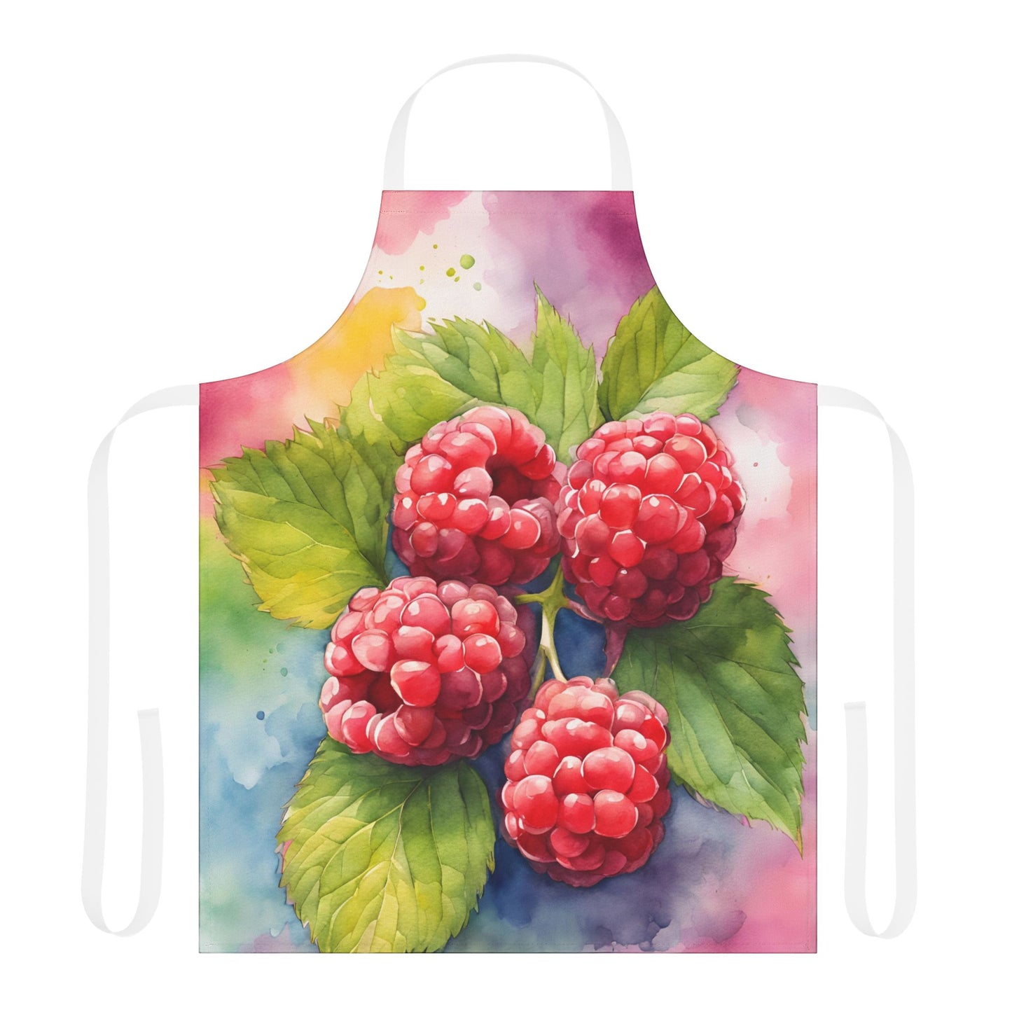 Raspberries 02 Apron 5-Color Straps