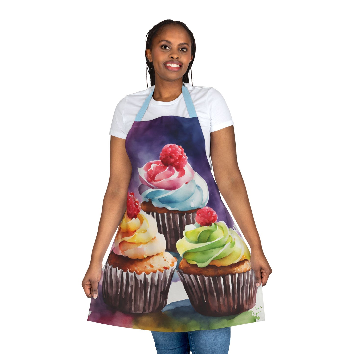 Cupcake 03 Baking Lovers 5-Color Straps Kitchen Wear