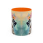 Dalmatian 01 Accent Coffee Mug - Dog Lover Gift