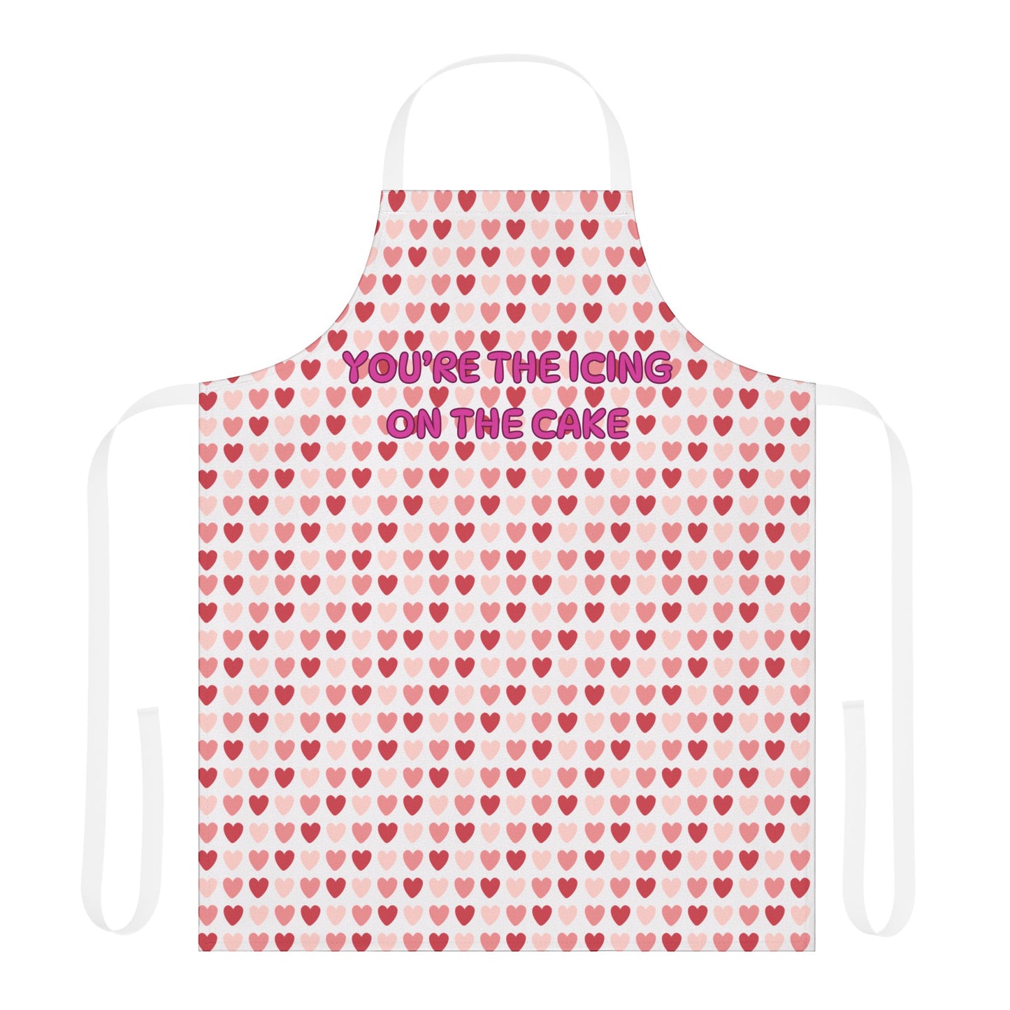 You're The Icing On The Cake  Valentines Apron, 5-Color Straps