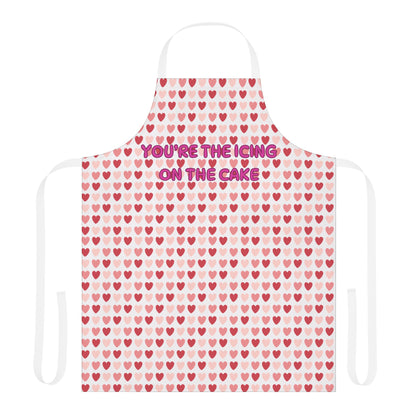 You're The Icing On The Cake  Valentines Apron, 5-Color Straps