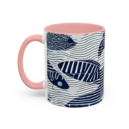Fish 07 Accent Coffee Mug (11oz)