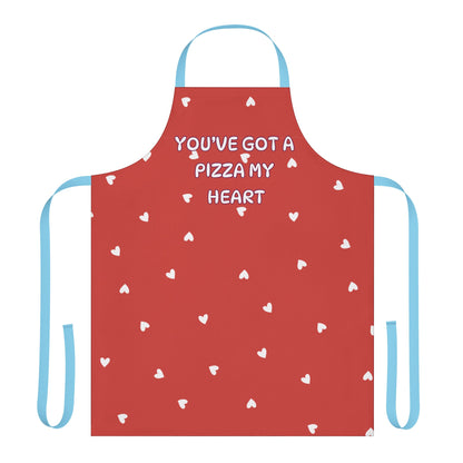 You’ve Got A Pizza Of My Heart Valentines Apron, 5-Color Straps