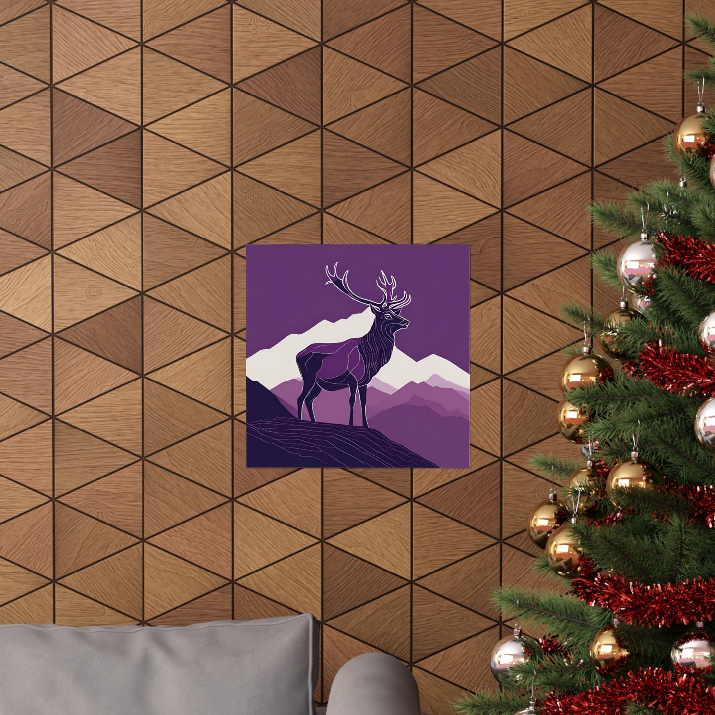 Lone Collection Stag 12 Matte Square Posters