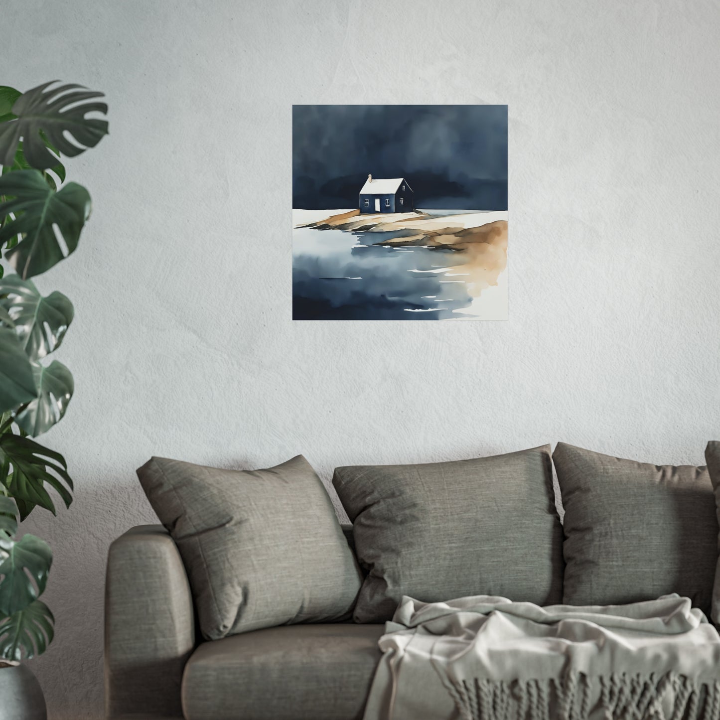 Blue Collection 4 Matte Print