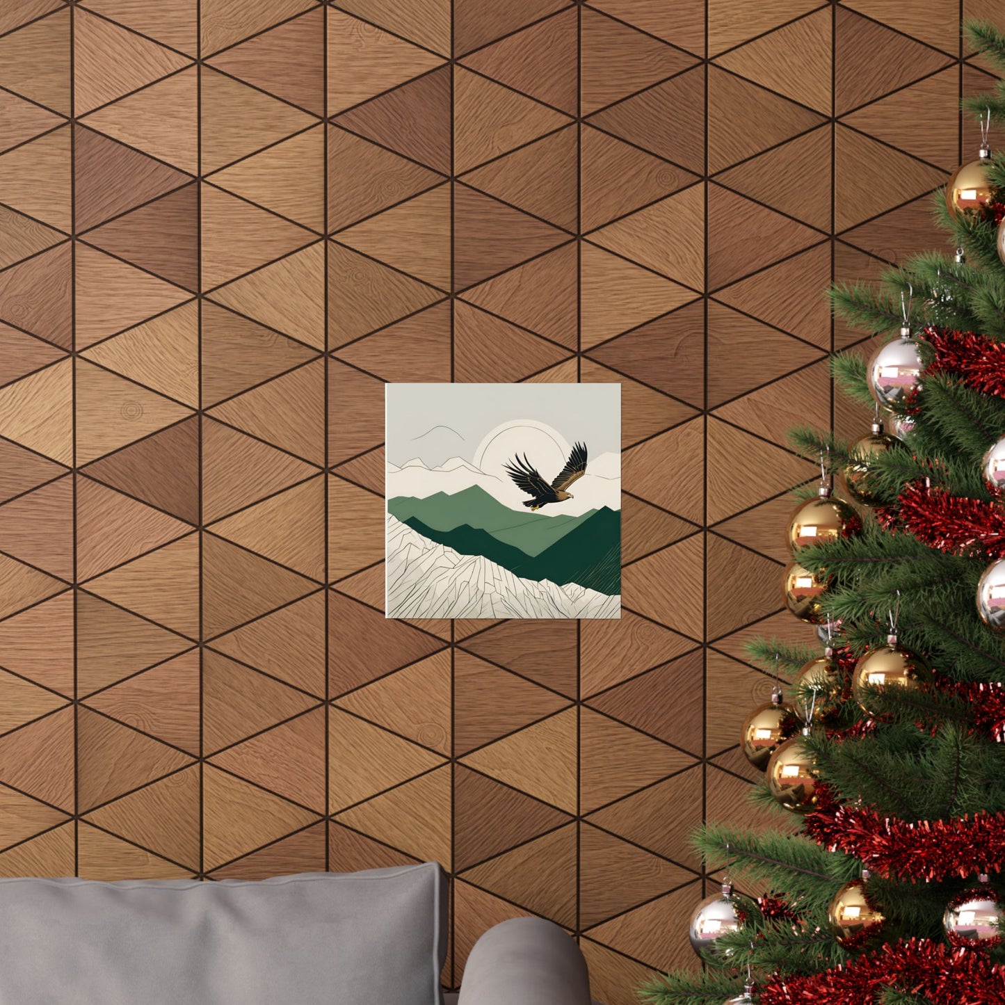 Lone Collection Eagle 4 Matte Square Posters
