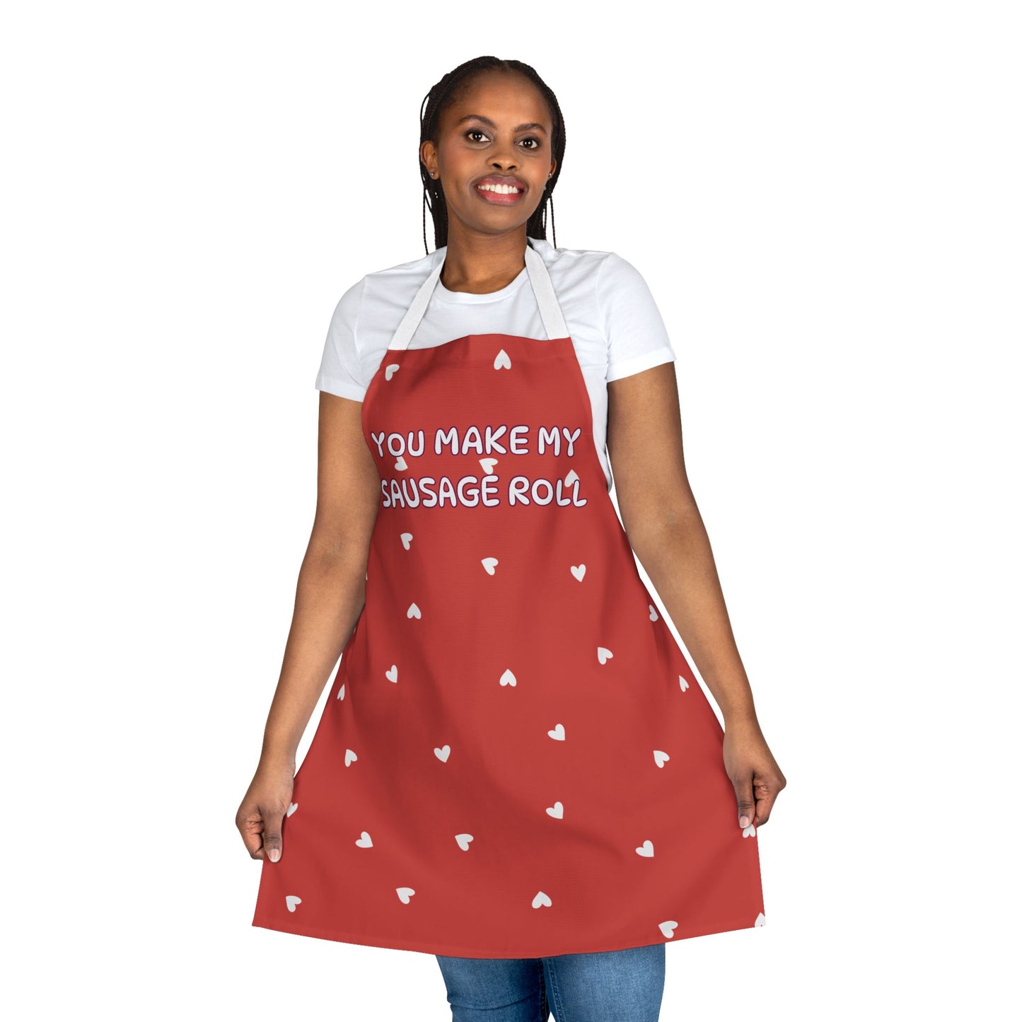 You Make My Sausage Roll Valentines Apron, 5-Color Straps