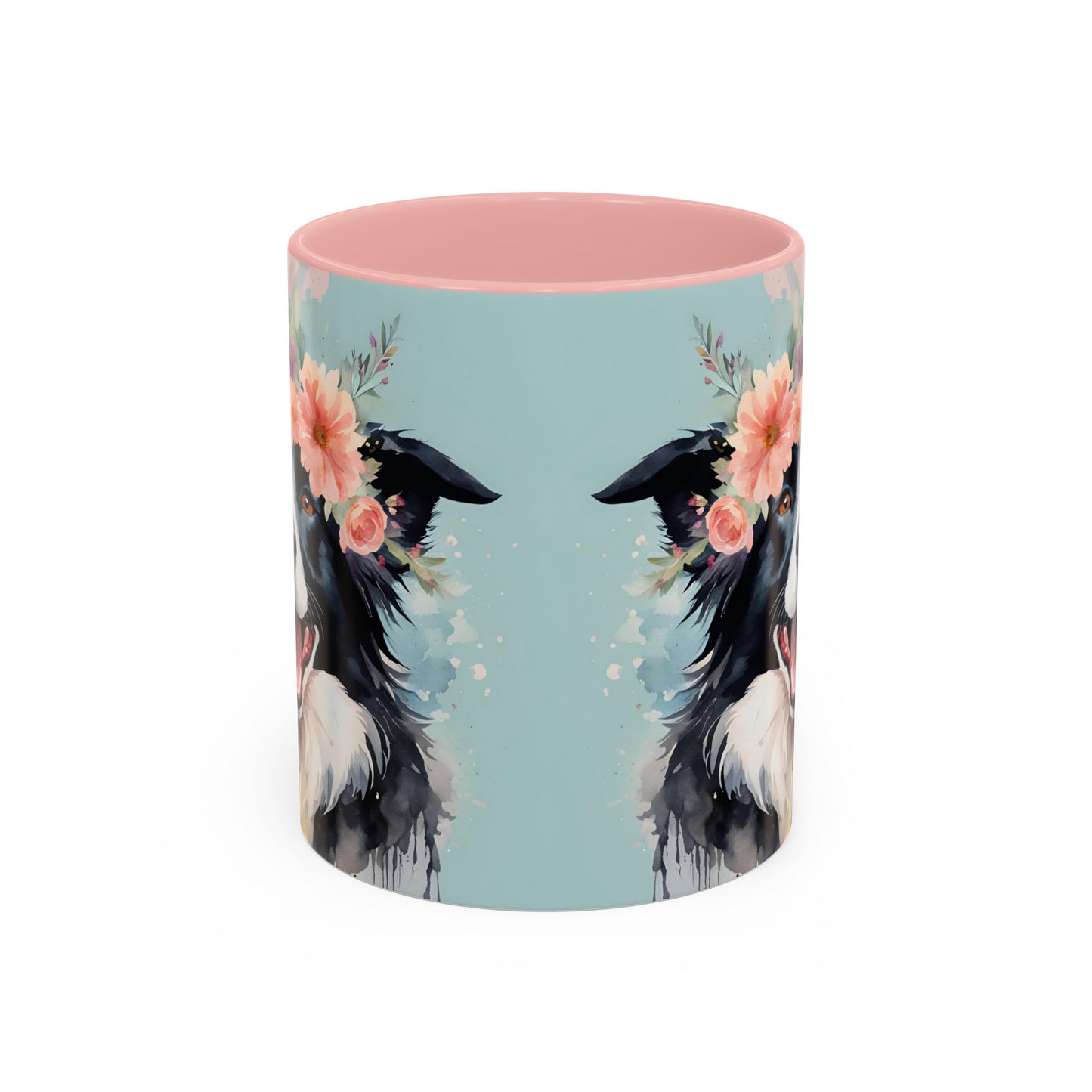 Border Collie 02 Accent Coffee Mug - Dog Lover Gift