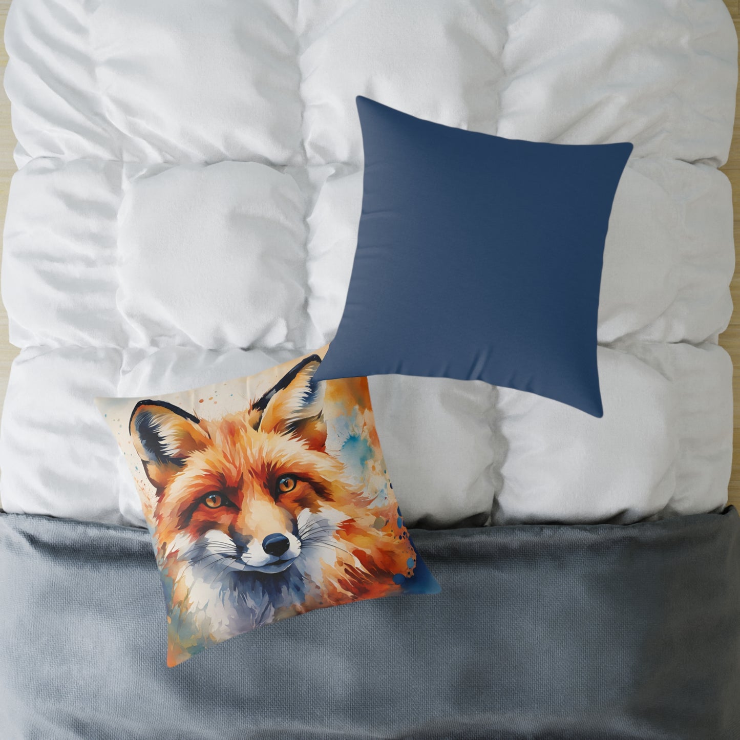 Fox 02 Poly Pillow - Natures Beauty Design