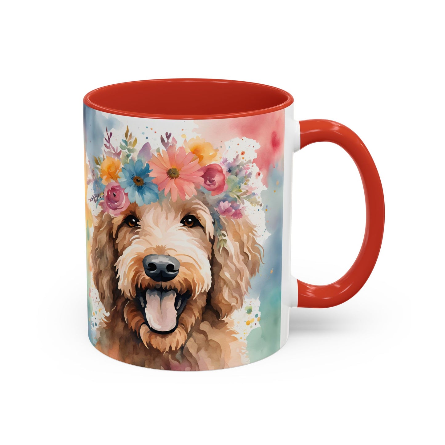 Labradoodle 03 Accent Coffee Mug - Dog Lover Gift