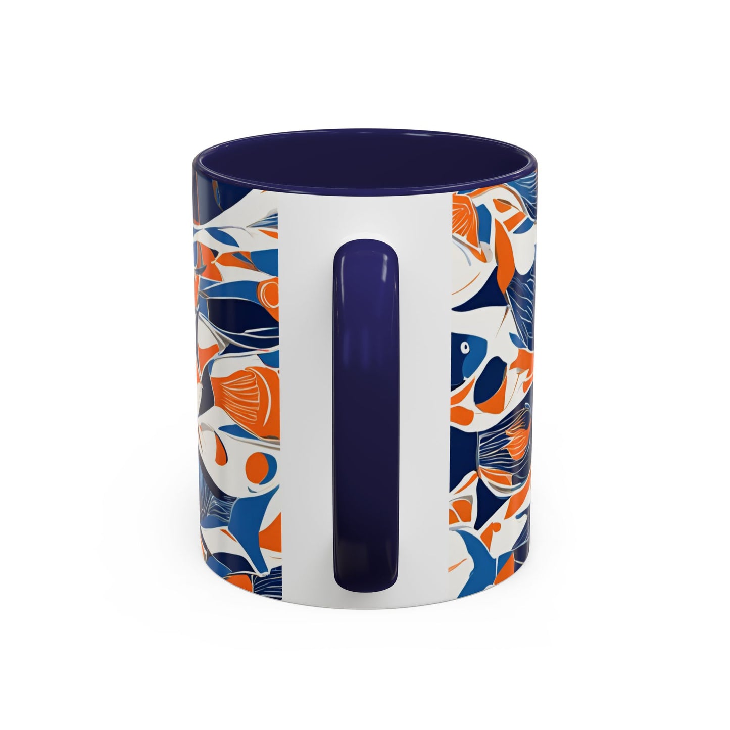 Orange Fish 06 Accent Coffee Mug (11oz)