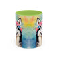 Husky 01 Accent Coffee Mug - Dog Lover Gift