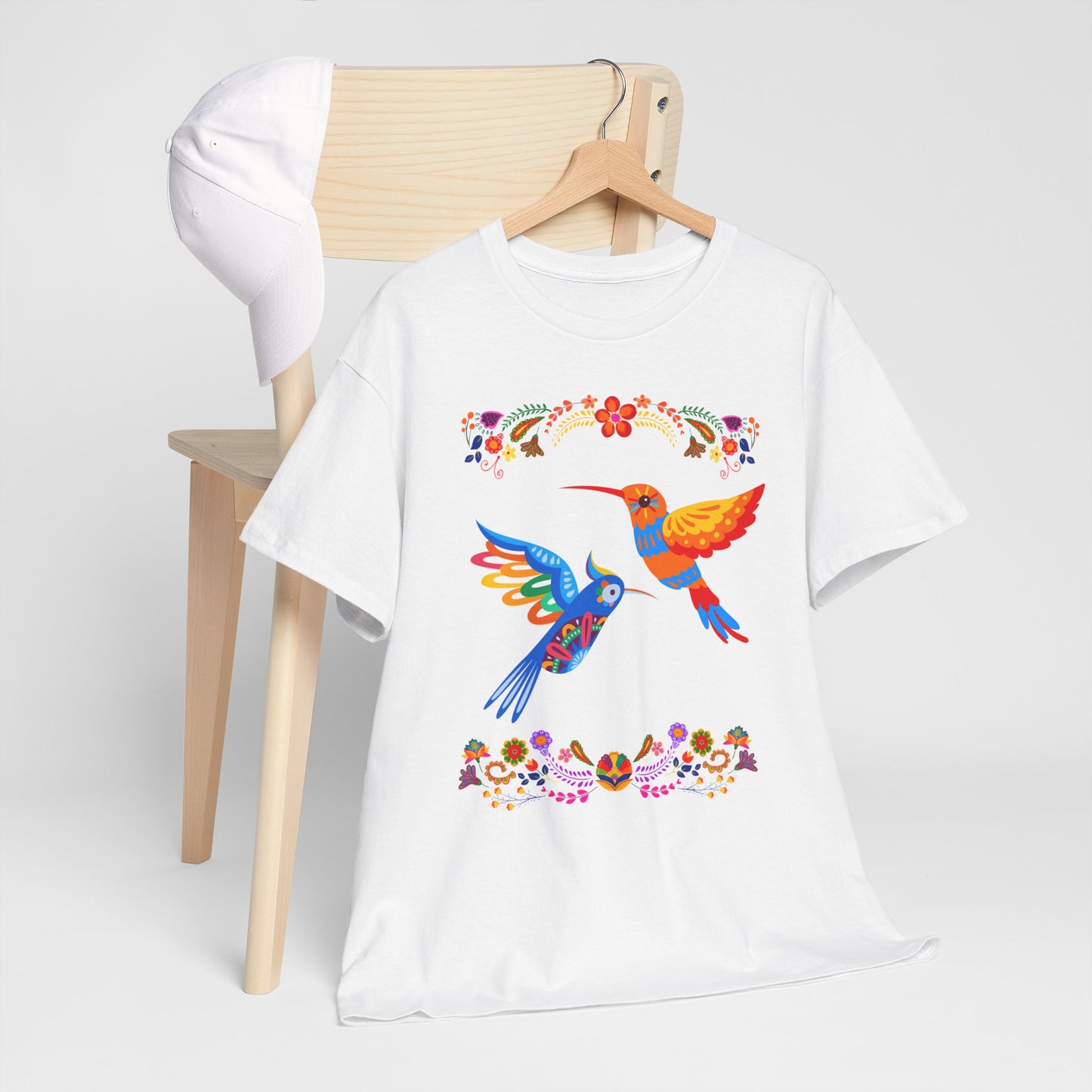 Jazzy birds 07 Unisex Heavy Cotton Tee