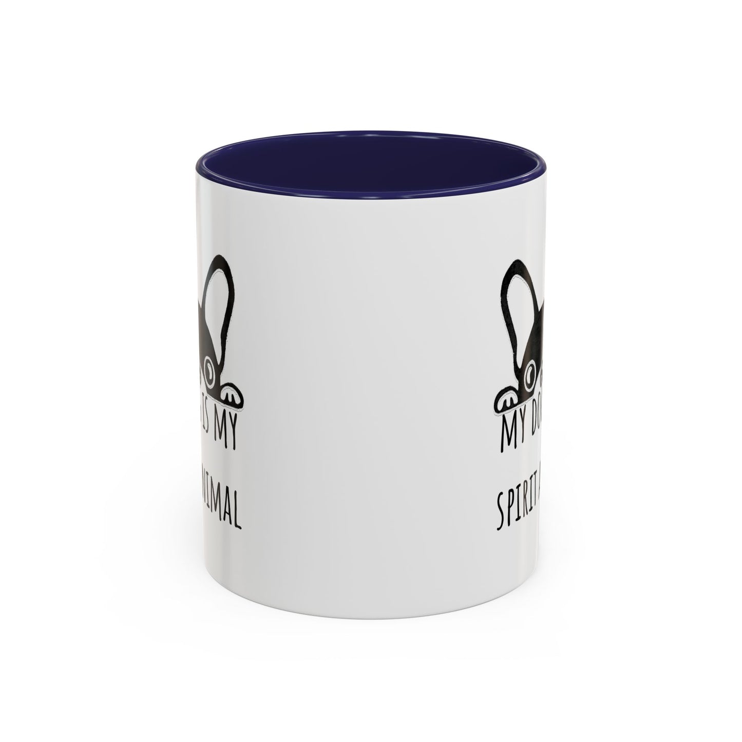 My Dog Is My Spirit Animal Accent Coffee Mug (11oz)