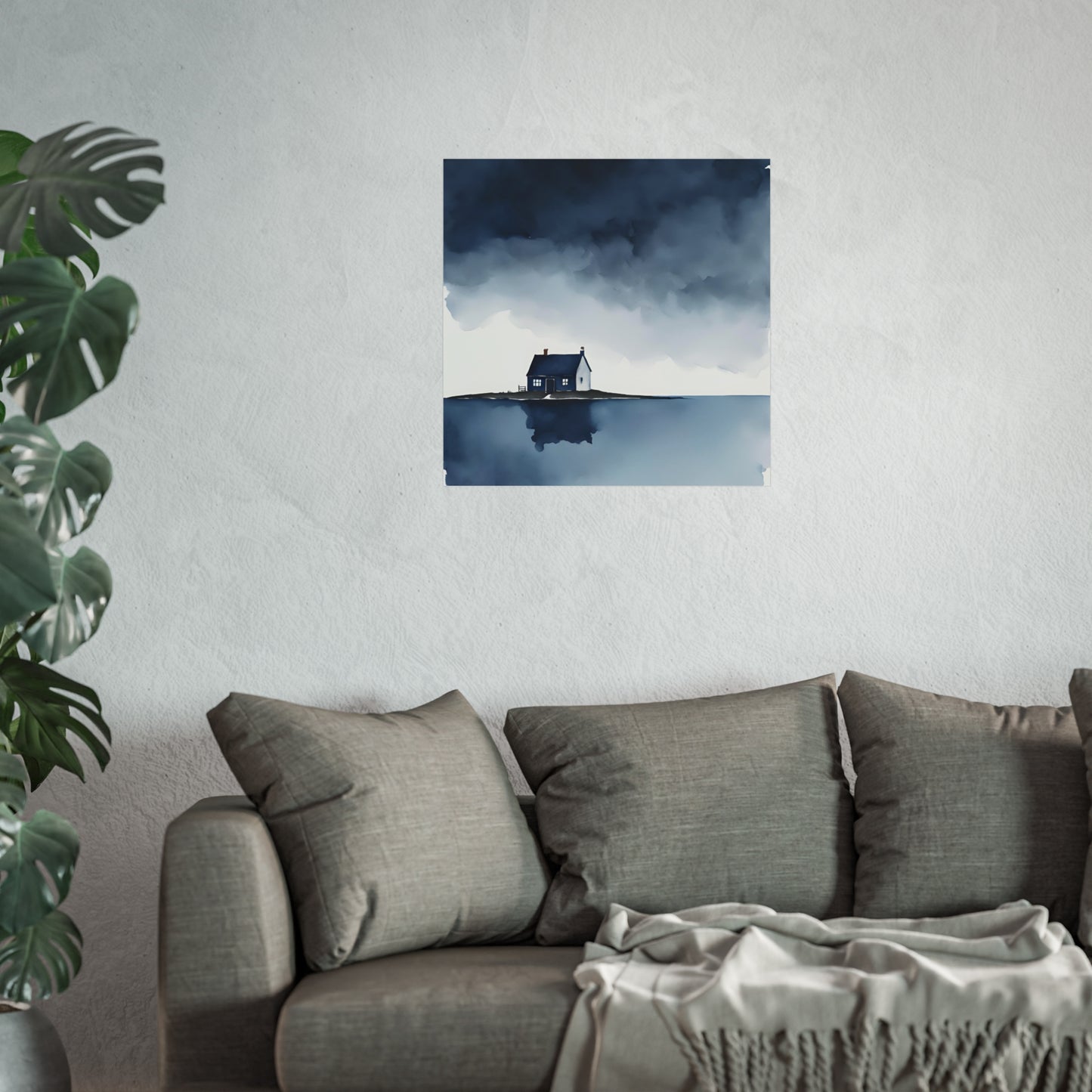 Blue Collection 6 Matte Print