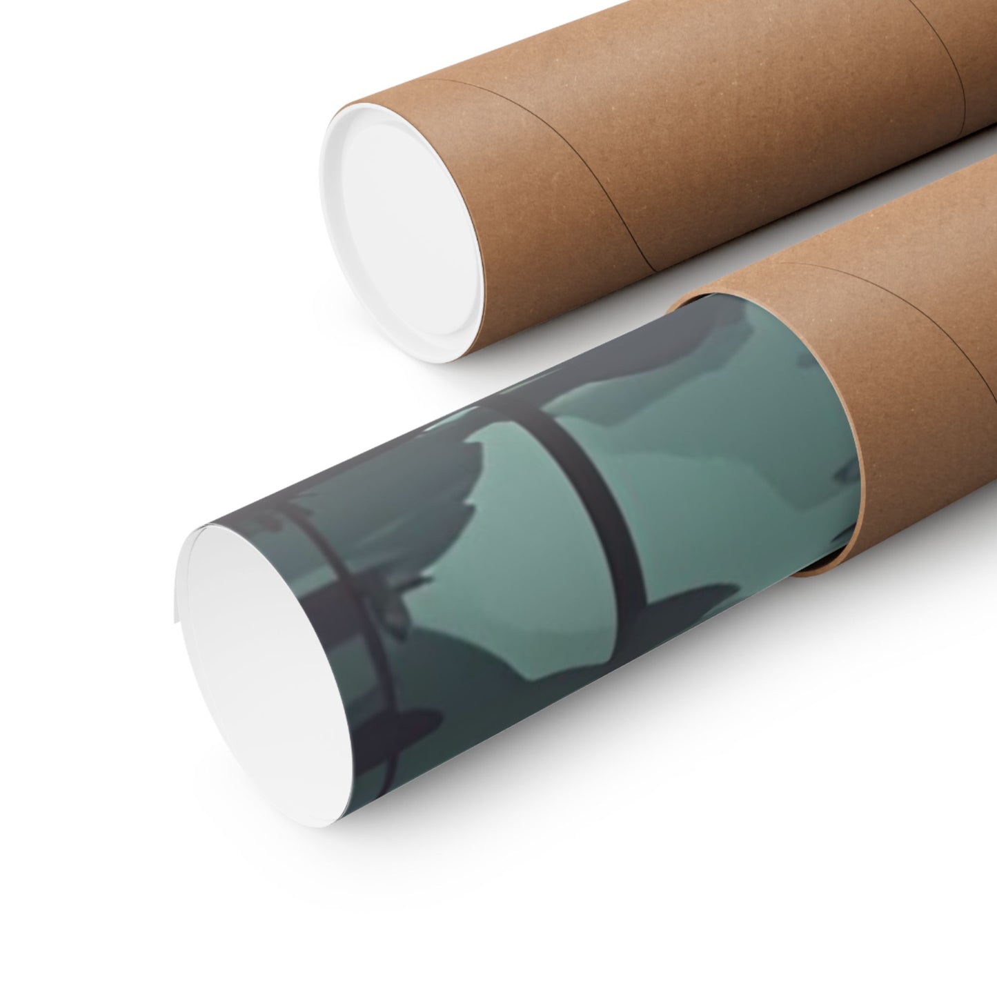 Retro mountains 3 Matte Horizontal Posters