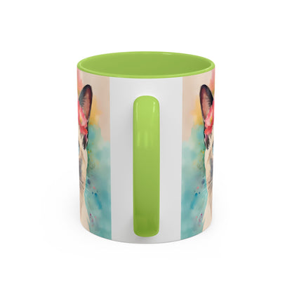 Floral Siamese Cat 04 Accent Coffee Mug - 11oz Perfect for Cat Lovers & Gifts