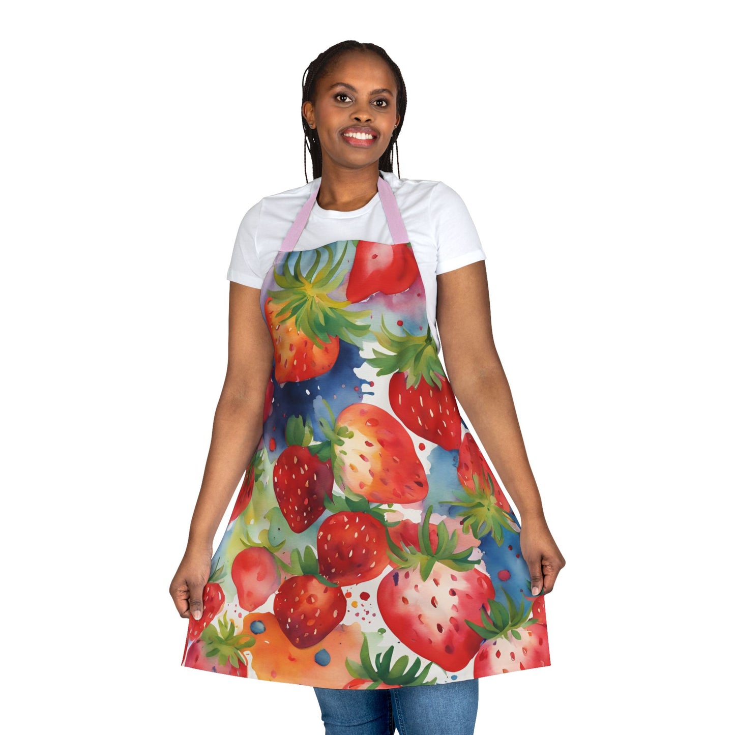 Strawberries 02 Apron 5-Color Straps