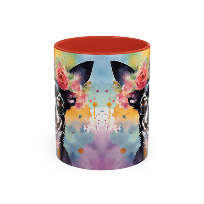 Chihuahua 03 Accent Coffee Mug - Dog Lover Gift