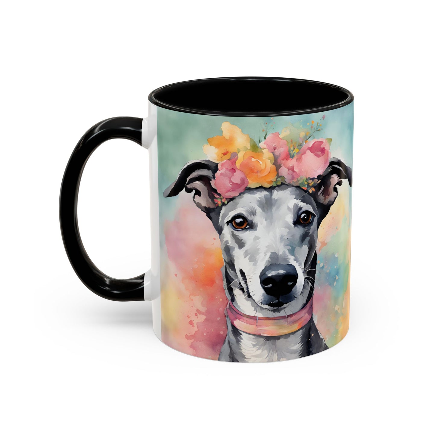 Greyhound 03 Accent Coffee Mug - Dog Lover Gift