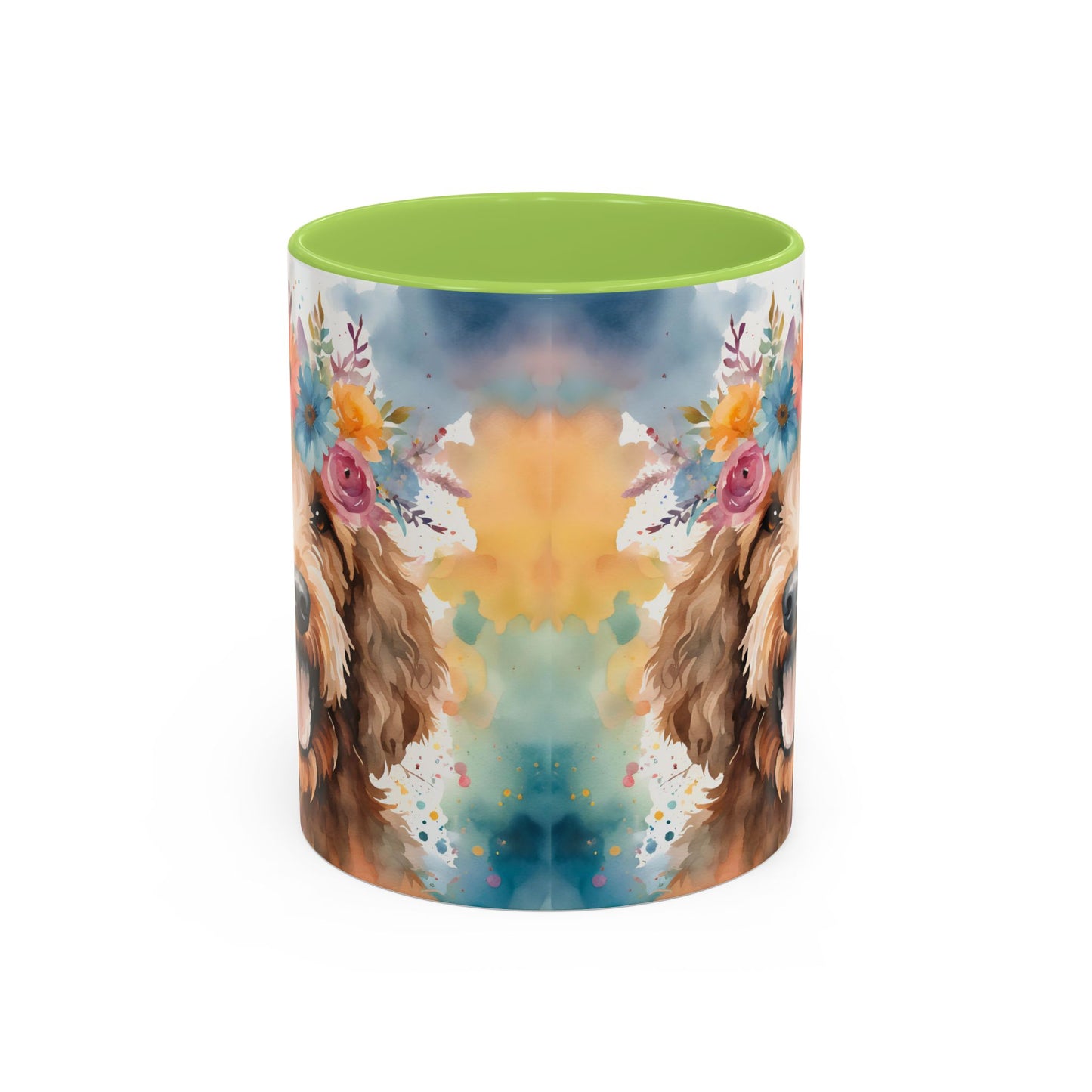 Labradoodle 03 Accent Coffee Mug - Dog Lover Gift