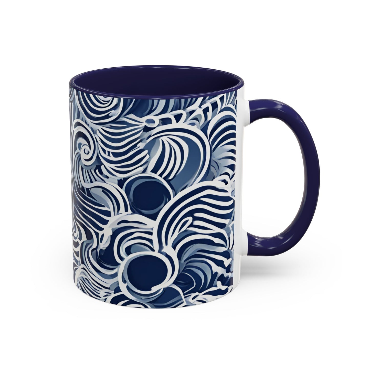 Seashell 4 Accent Coffee Mug (11oz)