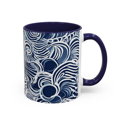 Seashell 4 Accent Coffee Mug (11oz)