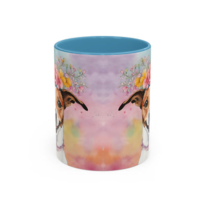 Jack Russell 03 Accent Coffee Mug - Dog Lover Gift