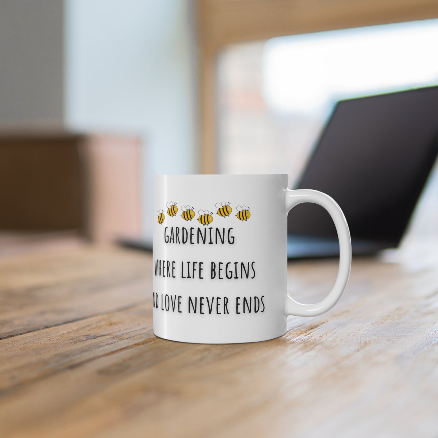 Gardening Where Life Begins And Love Never End Ceramic Mug11oz
