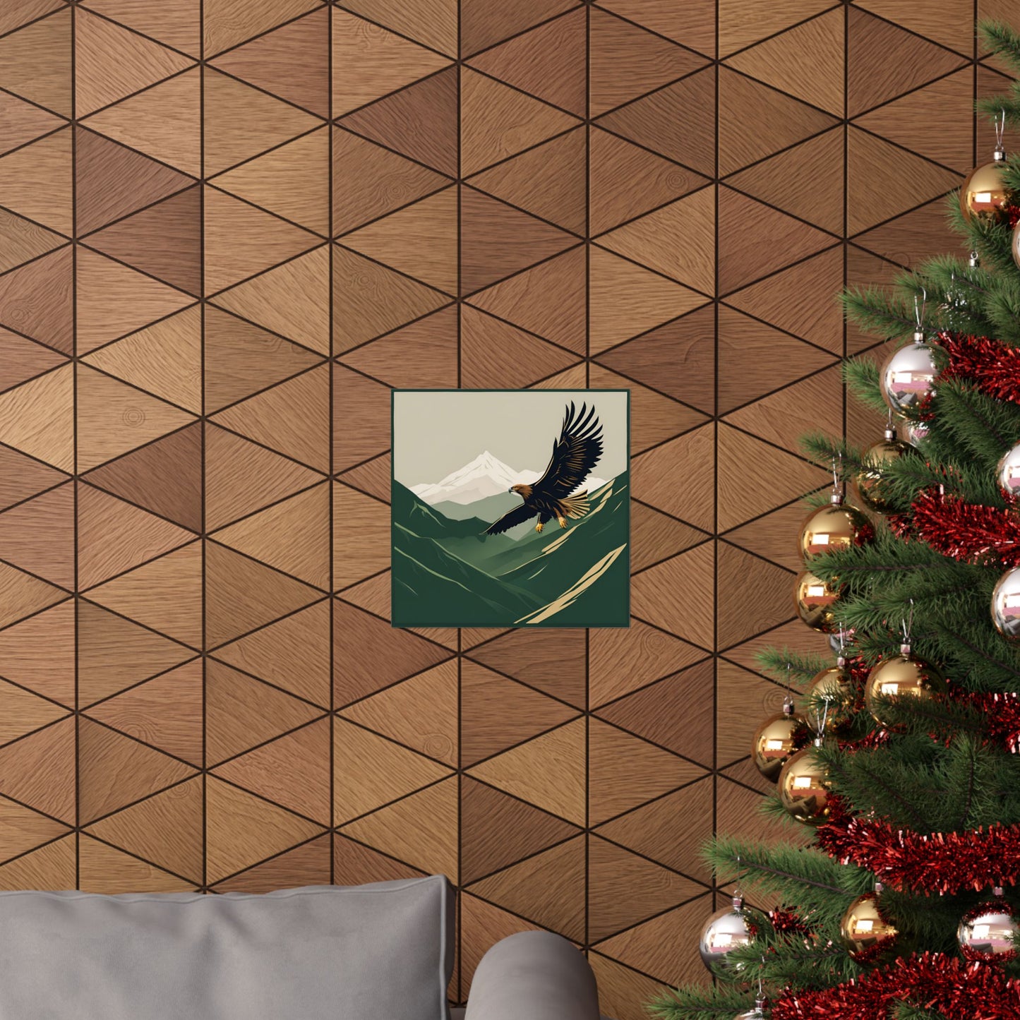 Lone Collection Eagle 2 Matte Square Posters