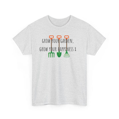 Grow Your Garden, Grow Your Happiness X Unisex Heavy Cotton Tee
