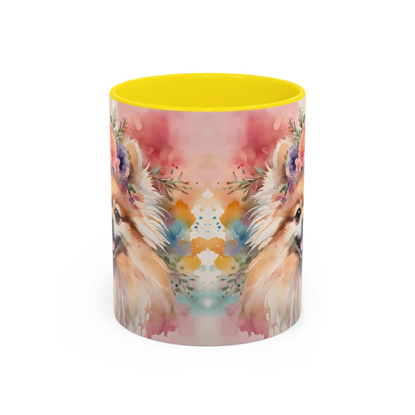 Pomeranian 02 Accent Coffee Mug - Dog Lover Gift
