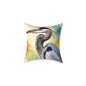 Heron 01 Poly Pillow - Natures Beauty Design
