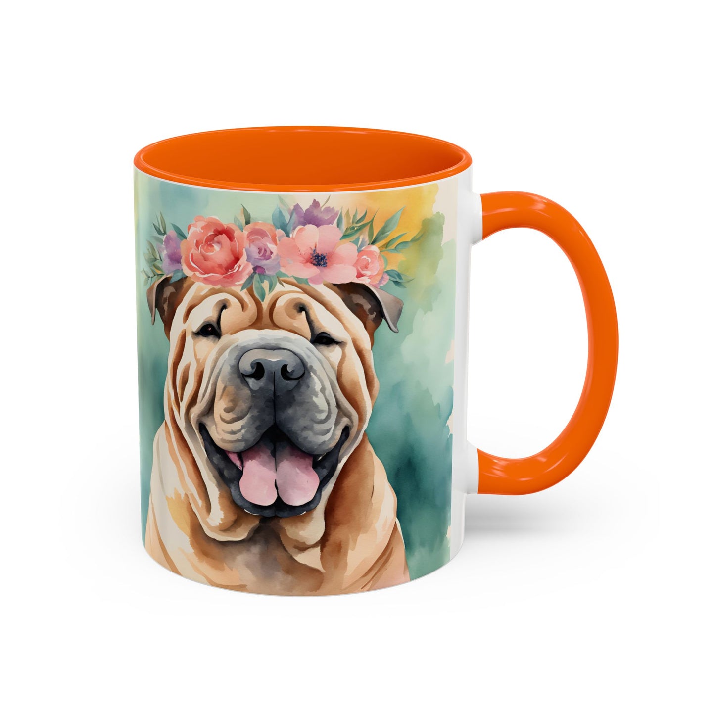 Shar Pei 01 Accent Coffee Mug - Dog Lover Gift