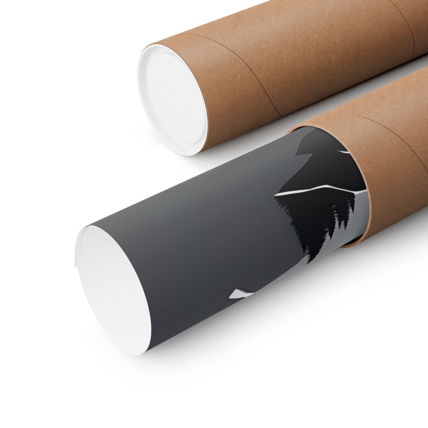 Lone Collection Wolf 14 Matte Square Posters