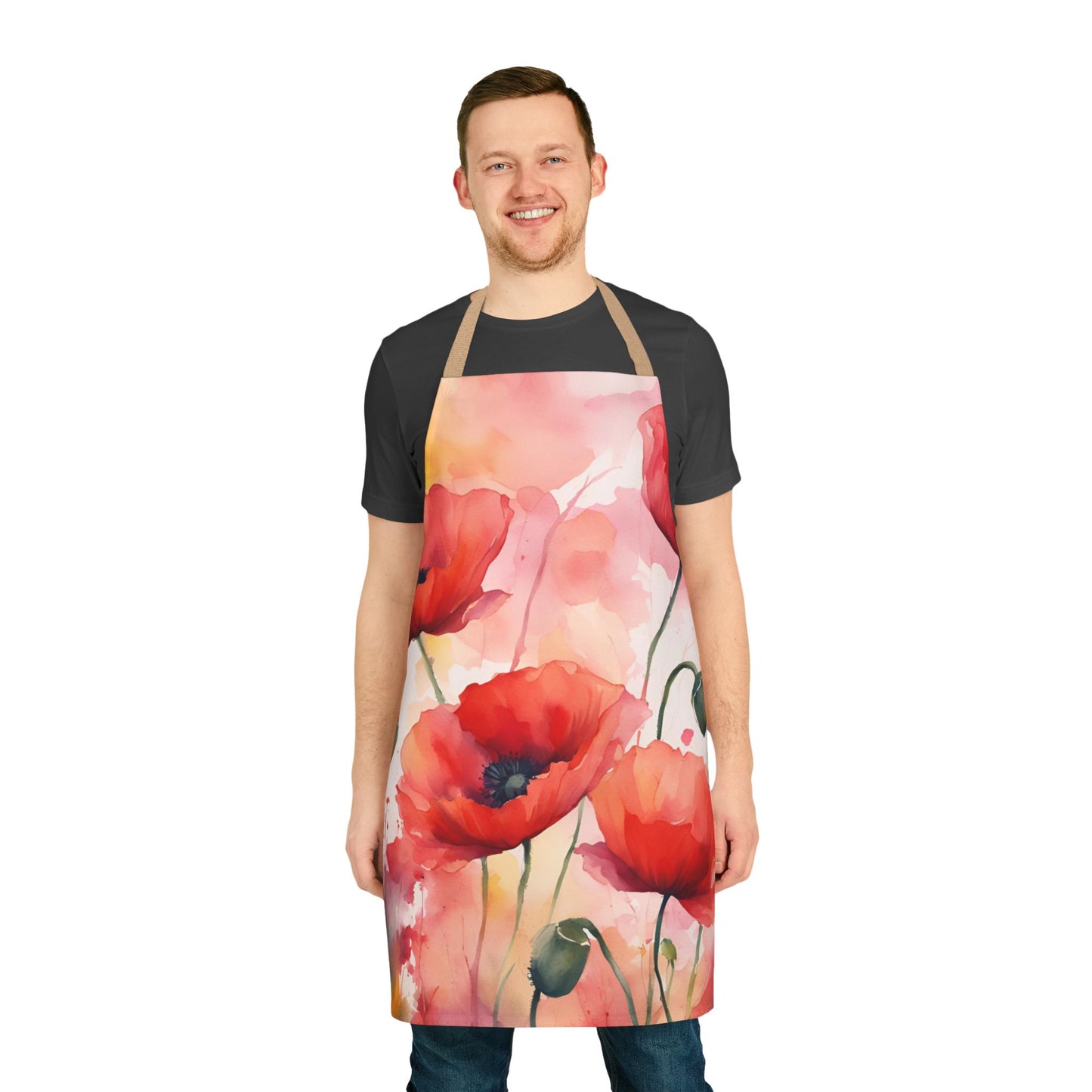 Poppies 03 Apron 5-Color Straps