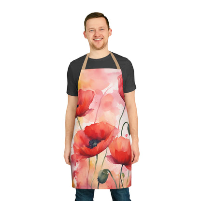Poppies 03 Apron 5-Color Straps