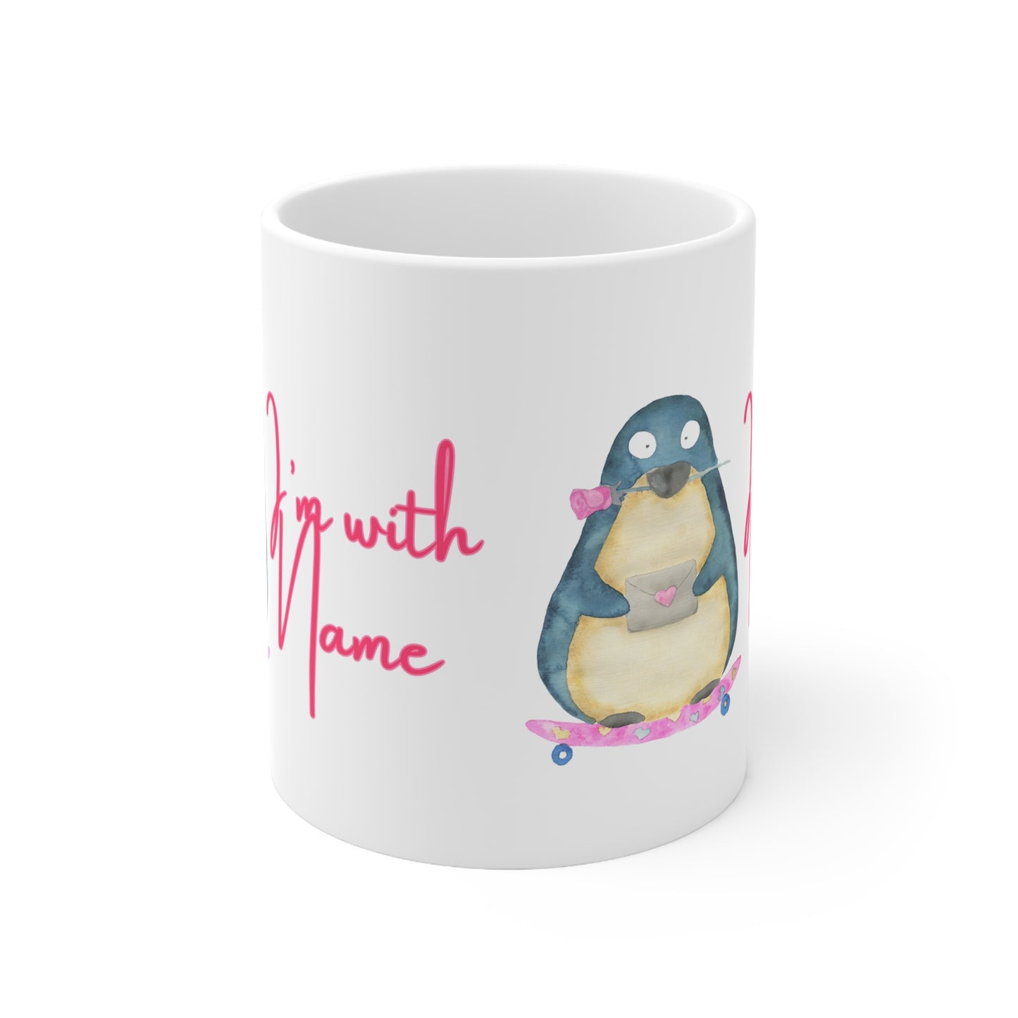 (Personizable) I’m With (Name) Valentines Mug Ceramic 11oz