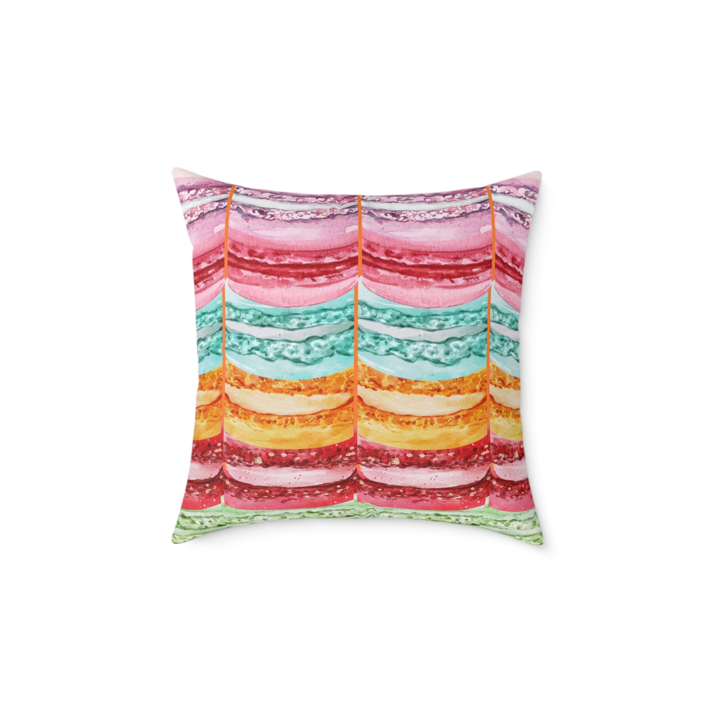 Valentine Macaroons Poly Pillow