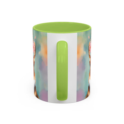 Corgi 01 Accent Coffee Mug - Dog Lover Gift