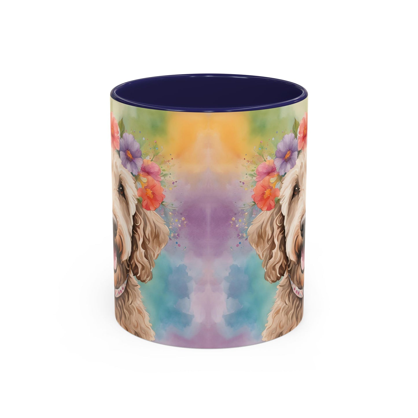 Labradoodle 01 Accent Coffee Mug - Dog Lover Gift